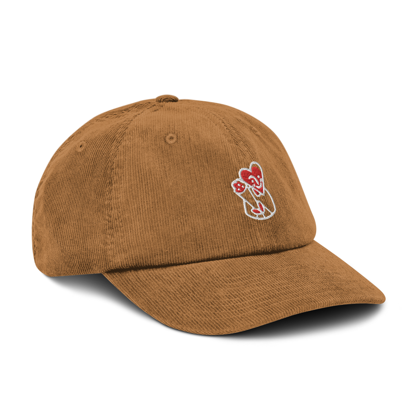 Valentines corduroy hat