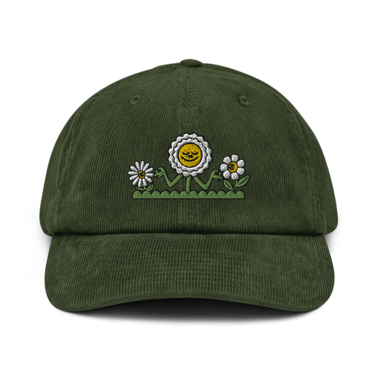 Meditating Plant Corduroy Hat