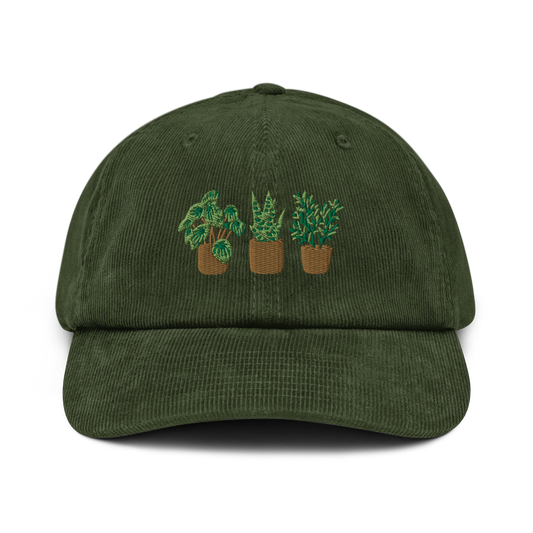 Houseplants Corduroy hat