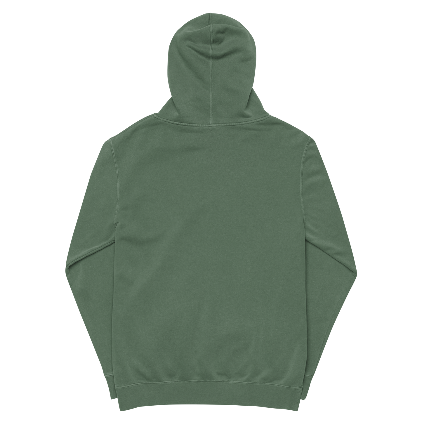 Ghost Logo Embroidered Hoodie Green