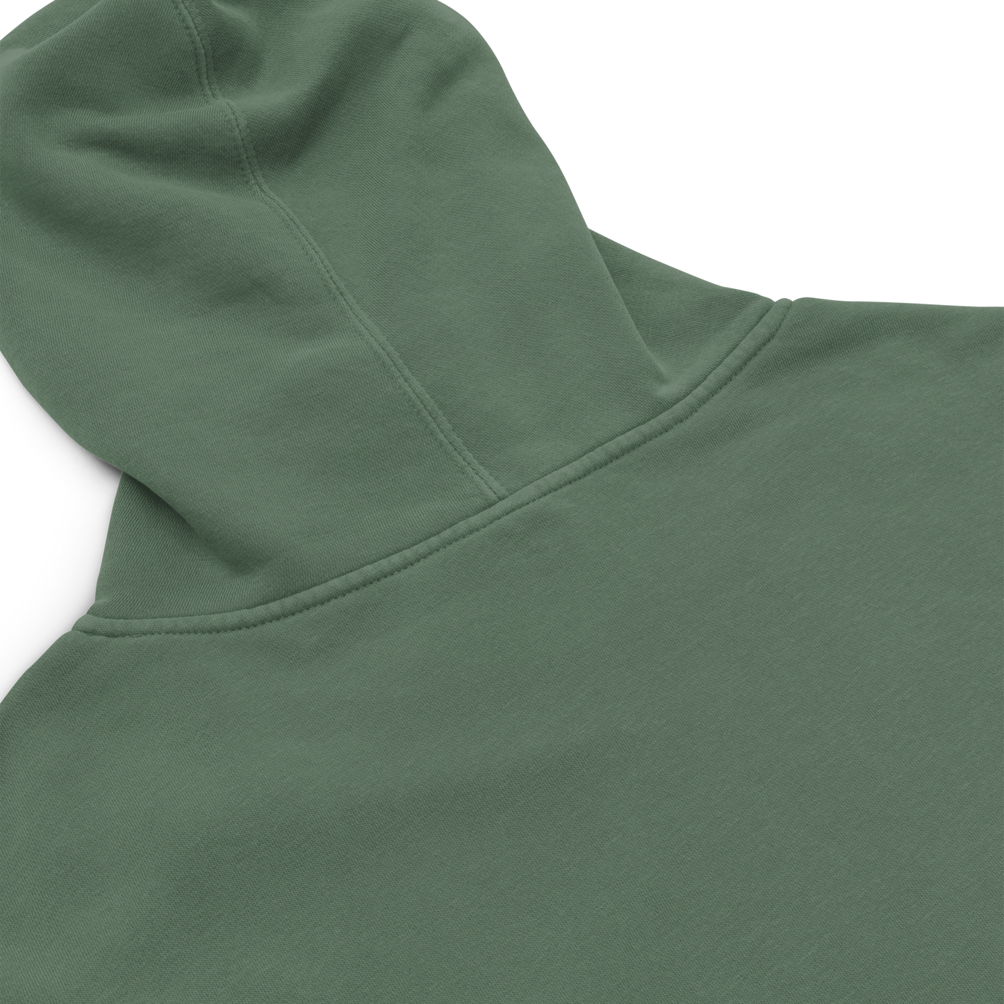 Ghost Logo Embroidered Hoodie Green