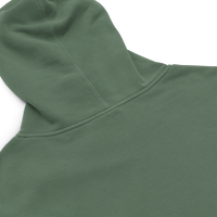 Ghost Logo Embroidered Hoodie Green