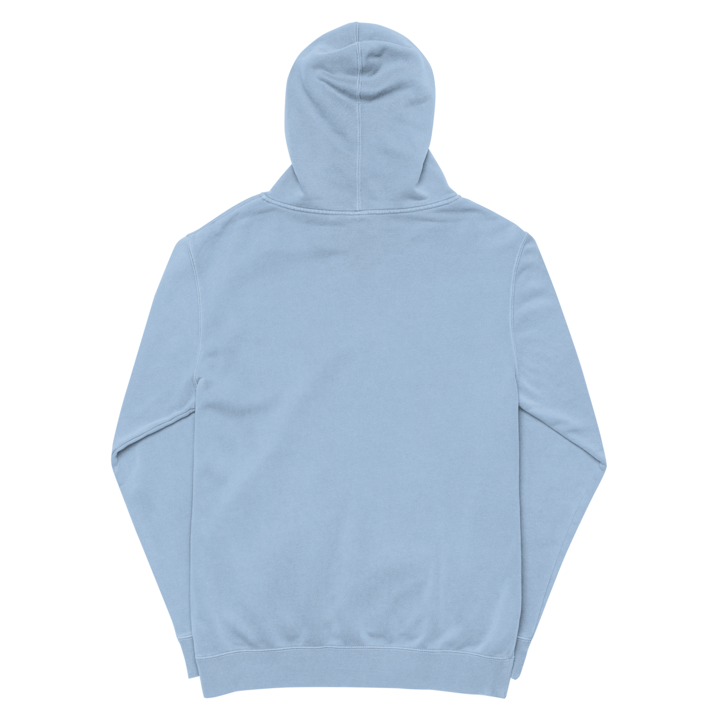 Ghost Logo Embroidered Hoodie Blue