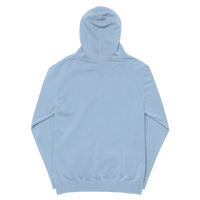 Ghost Logo Embroidered Hoodie Blue