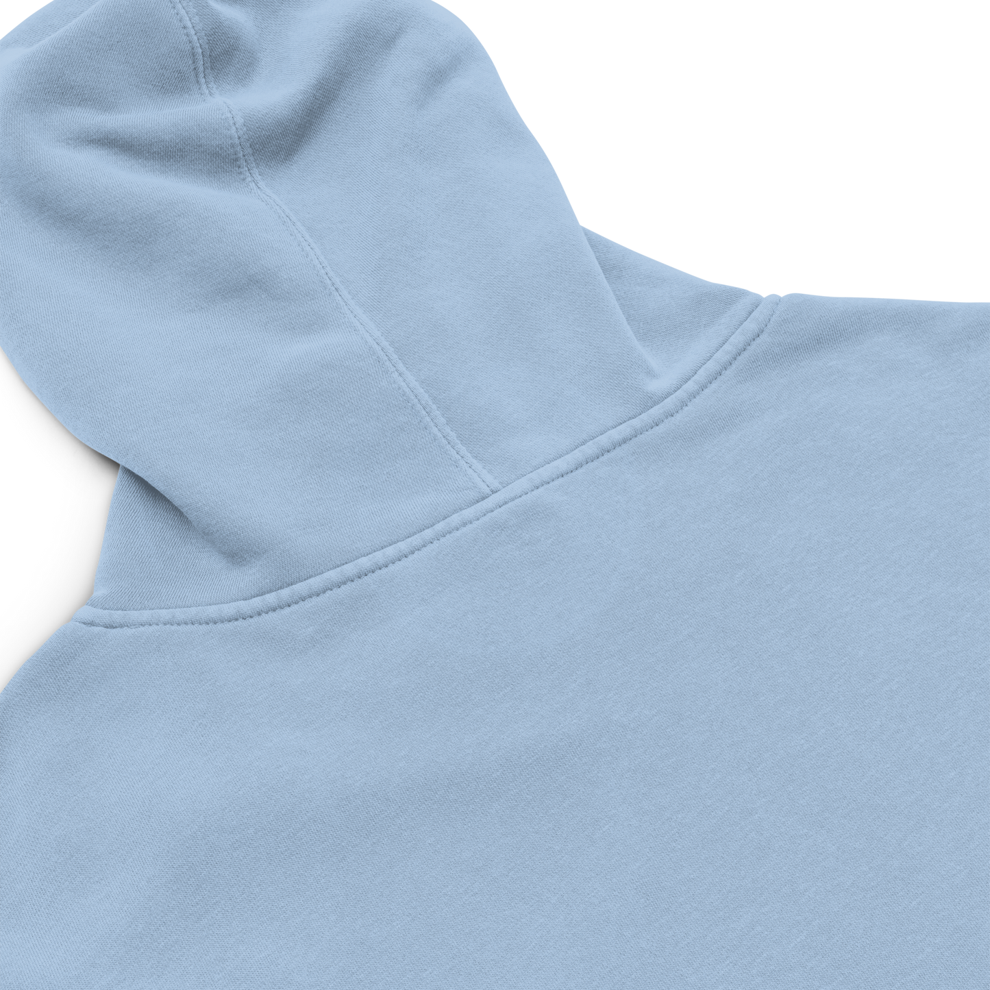 Ghost Logo Embroidered Hoodie Blue