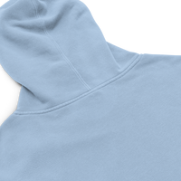 Ghost Logo Embroidered Hoodie Blue